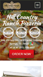 Mobile Screenshot of hillcountryranchpizzeria.com